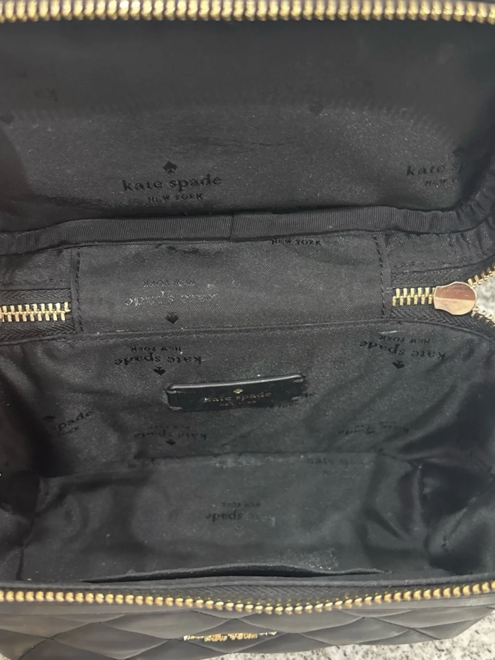 kate spade structured quilted